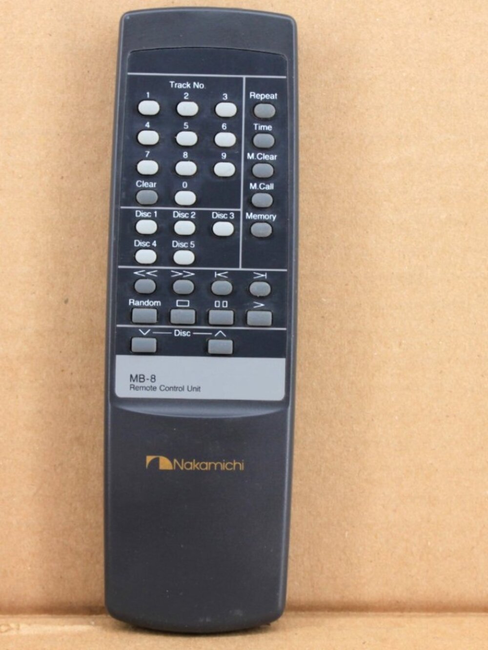 Genuine Nakamichi MB-8 Remote Control Tested Working